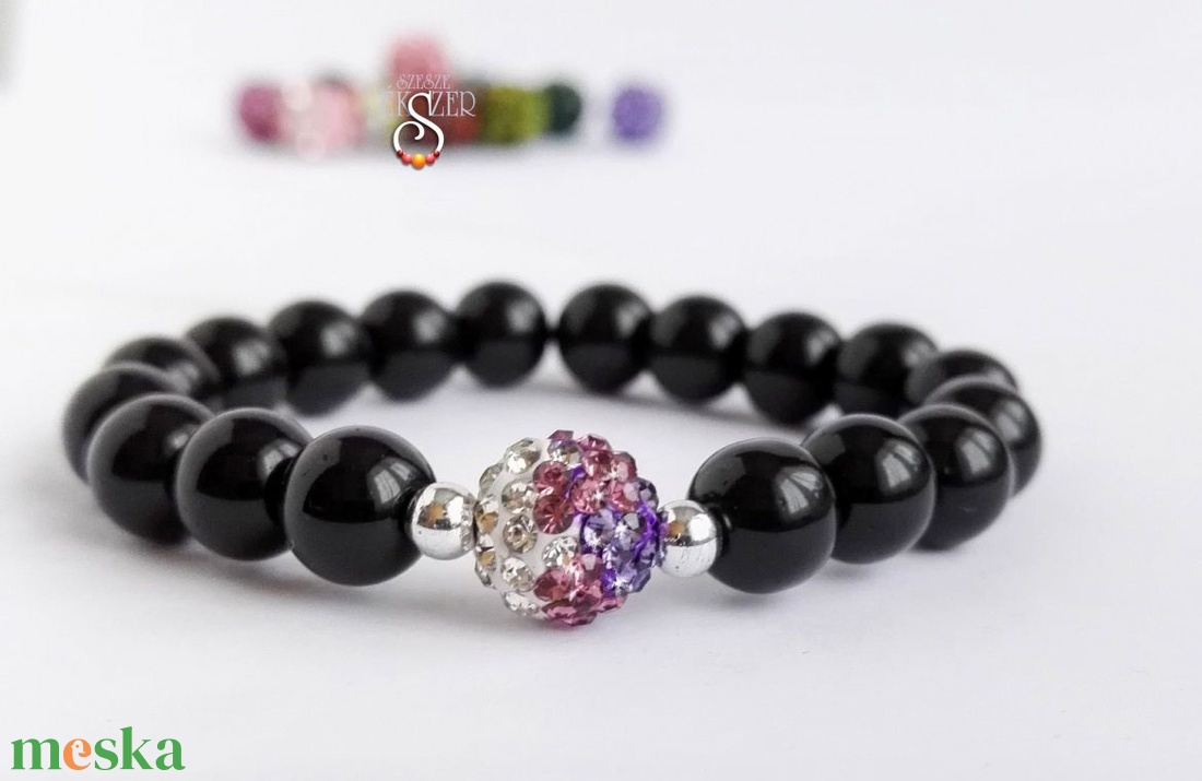 Shamballás karkötő, különböző színekben - ékszer - karkötő - gyöngyös karkötő - Meska.hu Shamballás karkötő, különböző színekben - ékszer - karkötő - gyöngyös karkötő - Meska.hu