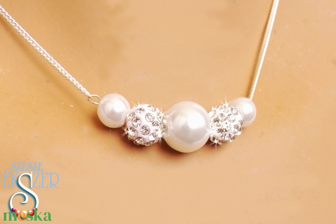 Shamballás, gyöngyös szett - esküvő - ékszer - ékszerszett - Meska.hu Shamballás, gyöngyös szett - esküvő - ékszer - ékszerszett - Meska.hu
