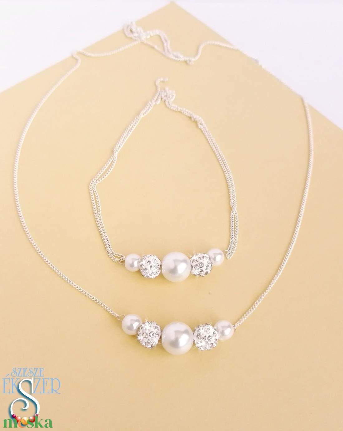 Shamballás, gyöngyös szett - esküvő - ékszer - ékszerszett - Meska.hu Shamballás, gyöngyös szett - esküvő - ékszer - ékszerszett - Meska.hu