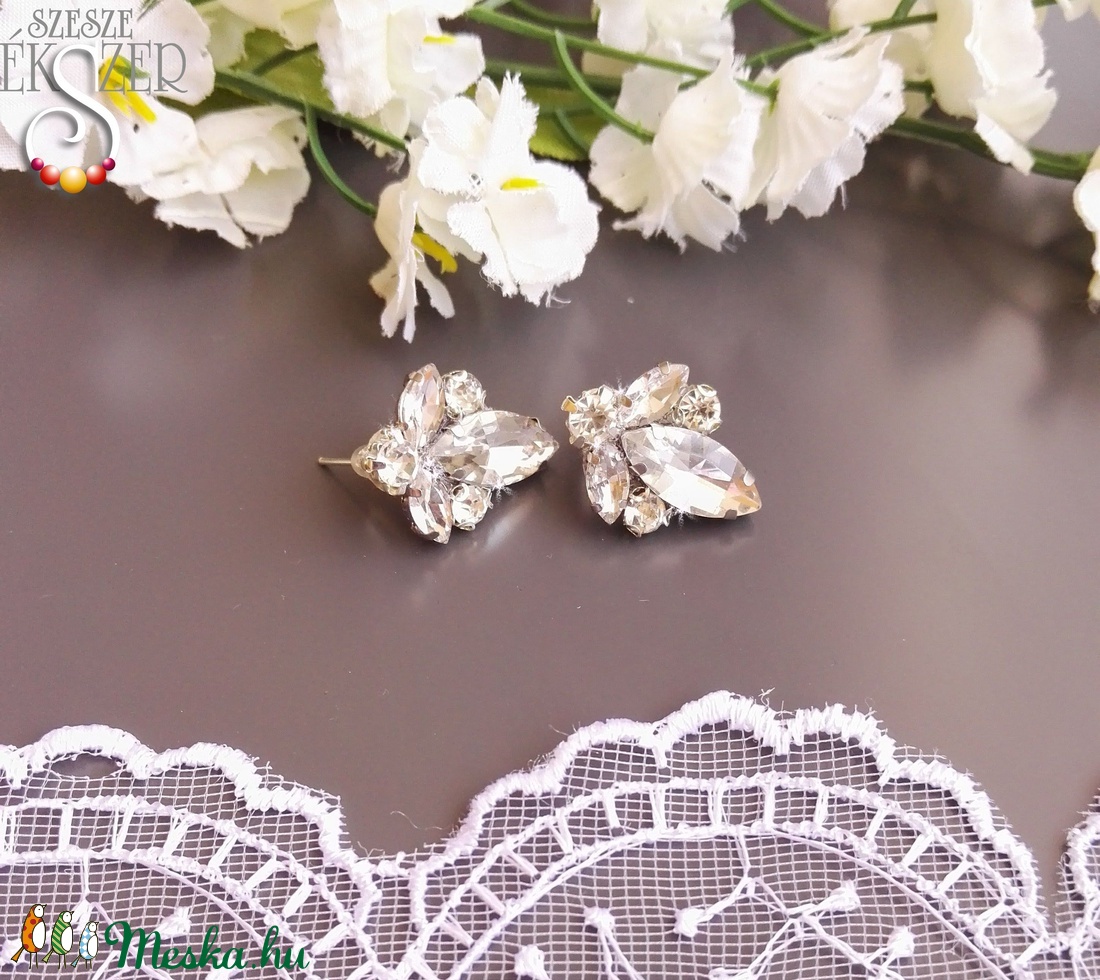 Kristály fülbevaló -  - Meska.hu
