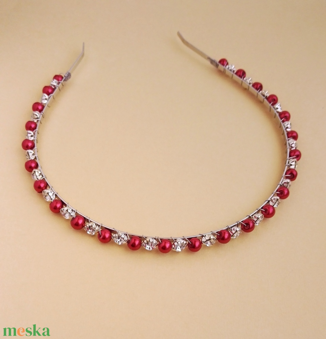 Strasszköves tiara - esküvő - hajdísz - hajpánt - Meska.hu Strasszköves tiara - esküvő - hajdísz - hajpánt - Meska.hu