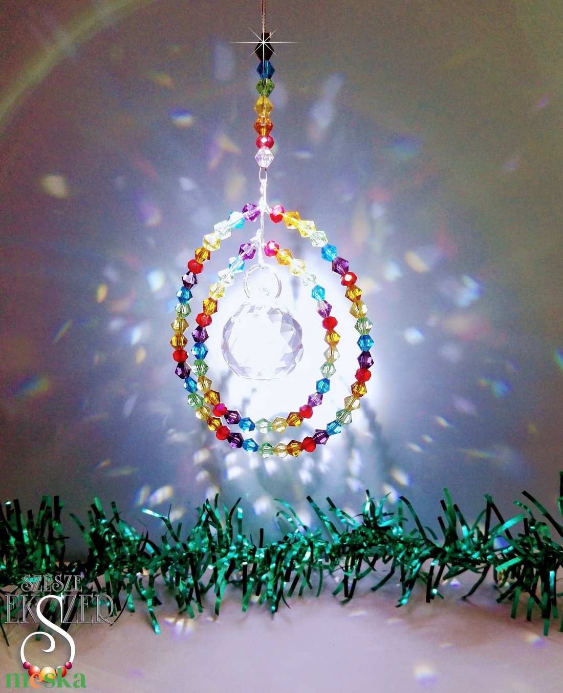Színes kristályfüggő, napfogó, suncatcher - otthon & életmód - dekoráció - ajtó- és ablak dekoráció - ablakdísz - Meska.hu Színes kristályfüggő, napfogó, suncatcher - otthon & életmód - dekoráció - ajtó- és ablak dekoráció - ablakdísz - Meska.hu