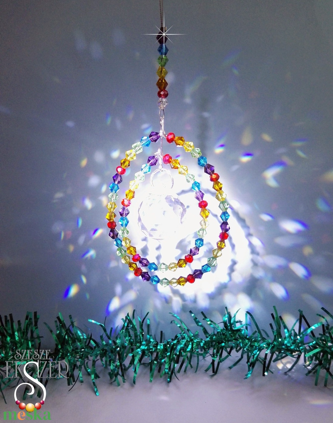 Színes kristályfüggő, napfogó, suncatcher - otthon & életmód - dekoráció - ajtó- és ablak dekoráció - ablakdísz - Meska.hu Színes kristályfüggő, napfogó, suncatcher - otthon & életmód - dekoráció - ajtó- és ablak dekoráció - ablakdísz - Meska.hu