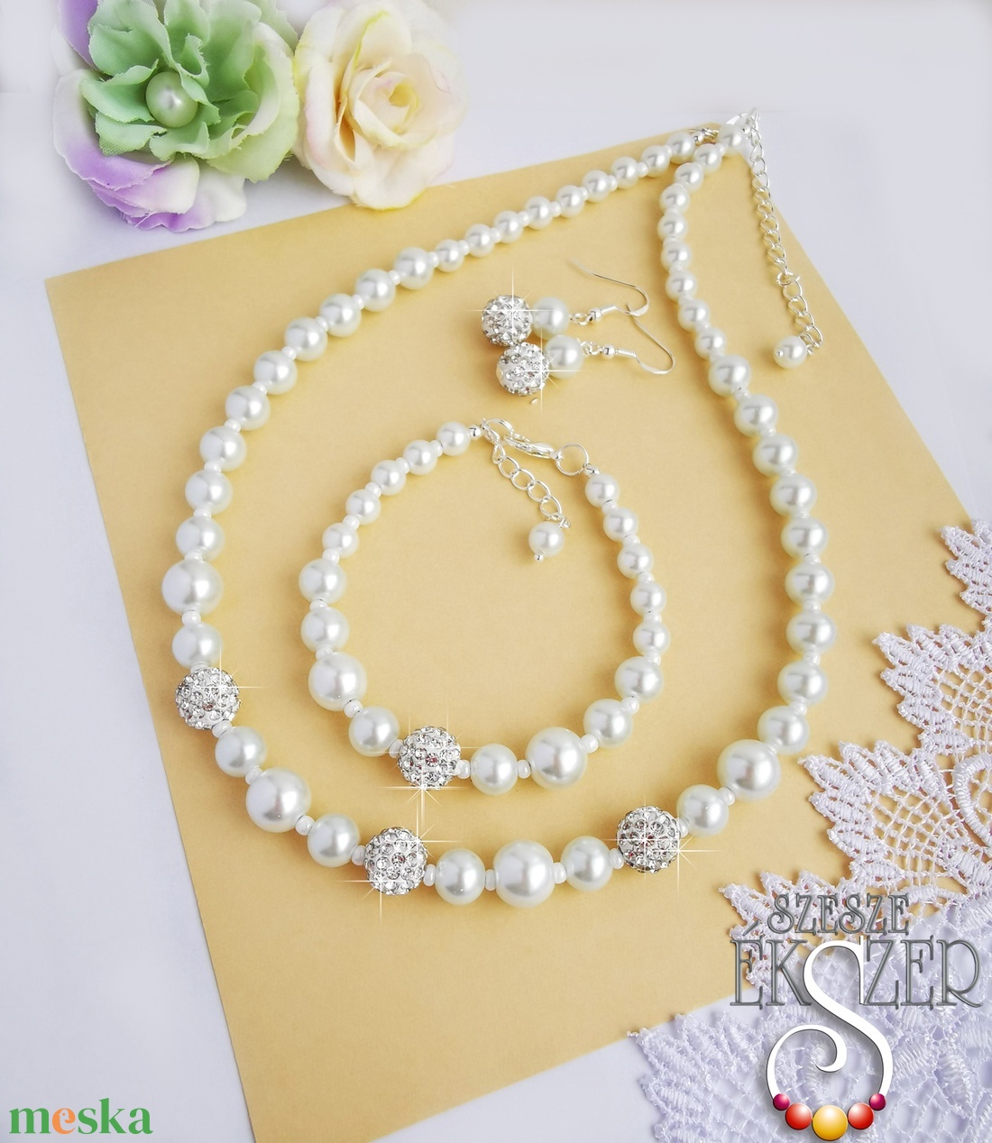 Shamballás csillogás - ékszer - ékszerszett - Meska.hu Shamballás csillogás - ékszer - ékszerszett - Meska.hu