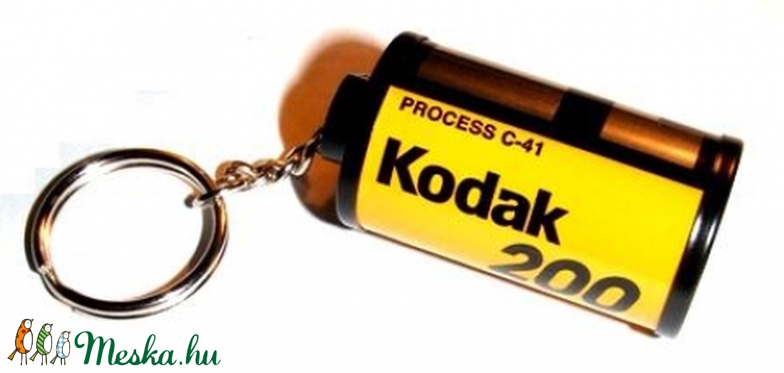Kodak color plus fényképezőgép film kulcstartó -  - Meska.hu