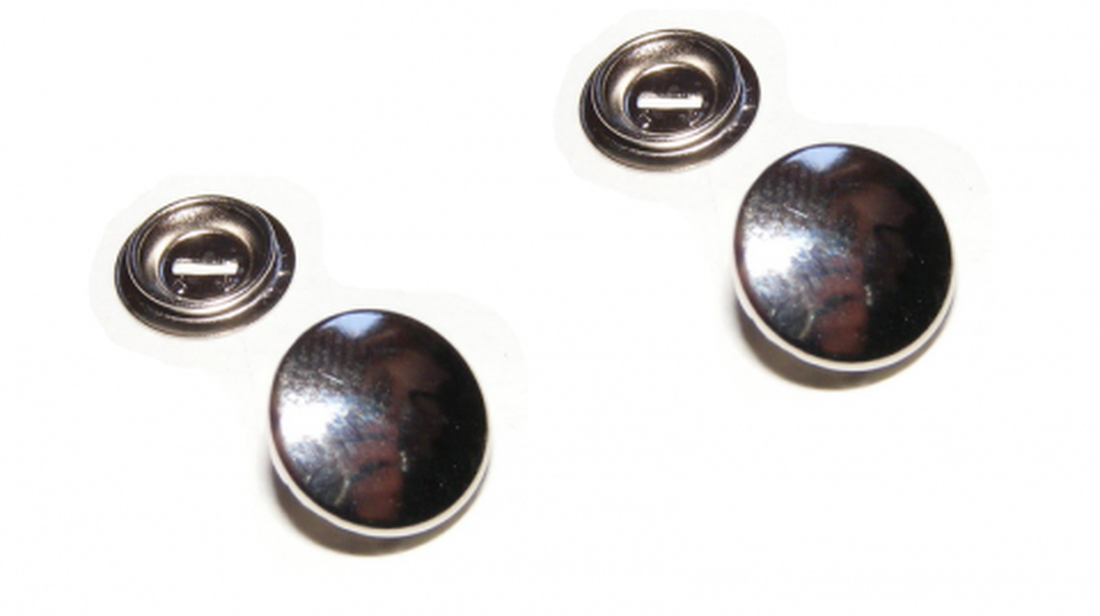 Fém gomb alap 15 mm  - kellékek & szerszámok - gyöngyfűzés kellékek - egyéb alkatrész - Meska.hu