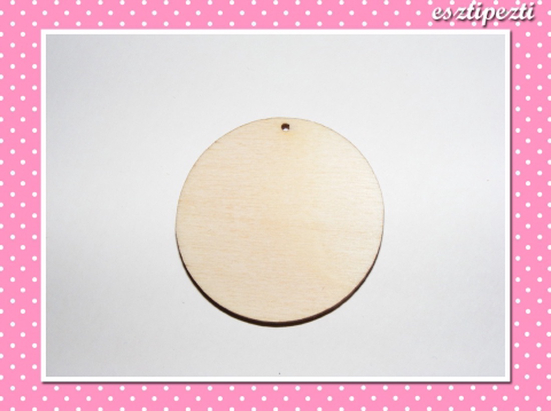 Natúr fa kör alap. Mérete: 40 mm x 3 mm - kellékek & szerszámok - hobby fa alapanyag - rétegelt lemez, fa alap - Meska.hu