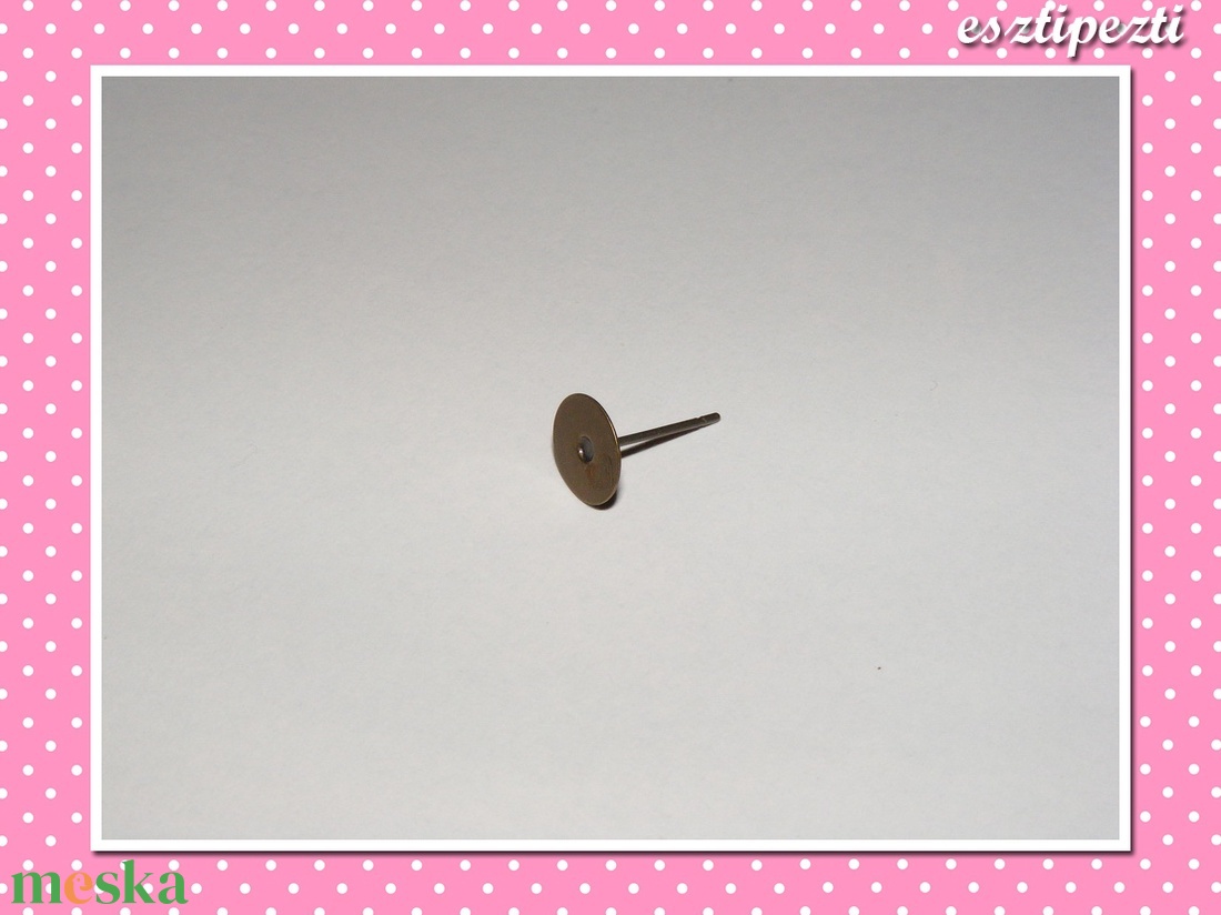 10 db Beszúrós fülbevaló alap bronz színű 7 mm x 12 mm - kellékek & szerszámok - ékszerkellék - fülbevaló alap - Meska.hu 10 db Beszúrós fülbevaló alap bronz színű 7 mm x 12 mm - kellékek & szerszámok - ékszerkellék - fülbevaló alap - Meska.hu