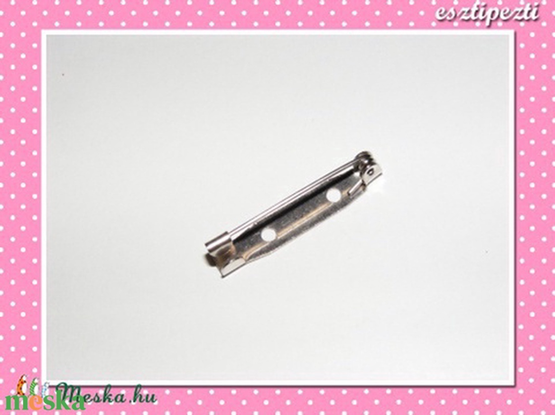 4 db Kitűző alap ezüst 30 mm x 5 mm - kellékek & szerszámok - gyöngyfűzés kellékek - egyéb alkatrész - Meska.hu 4 db Kitűző alap ezüst 30 mm x 5 mm - kellékek & szerszámok - gyöngyfűzés kellékek - egyéb alkatrész - Meska.hu