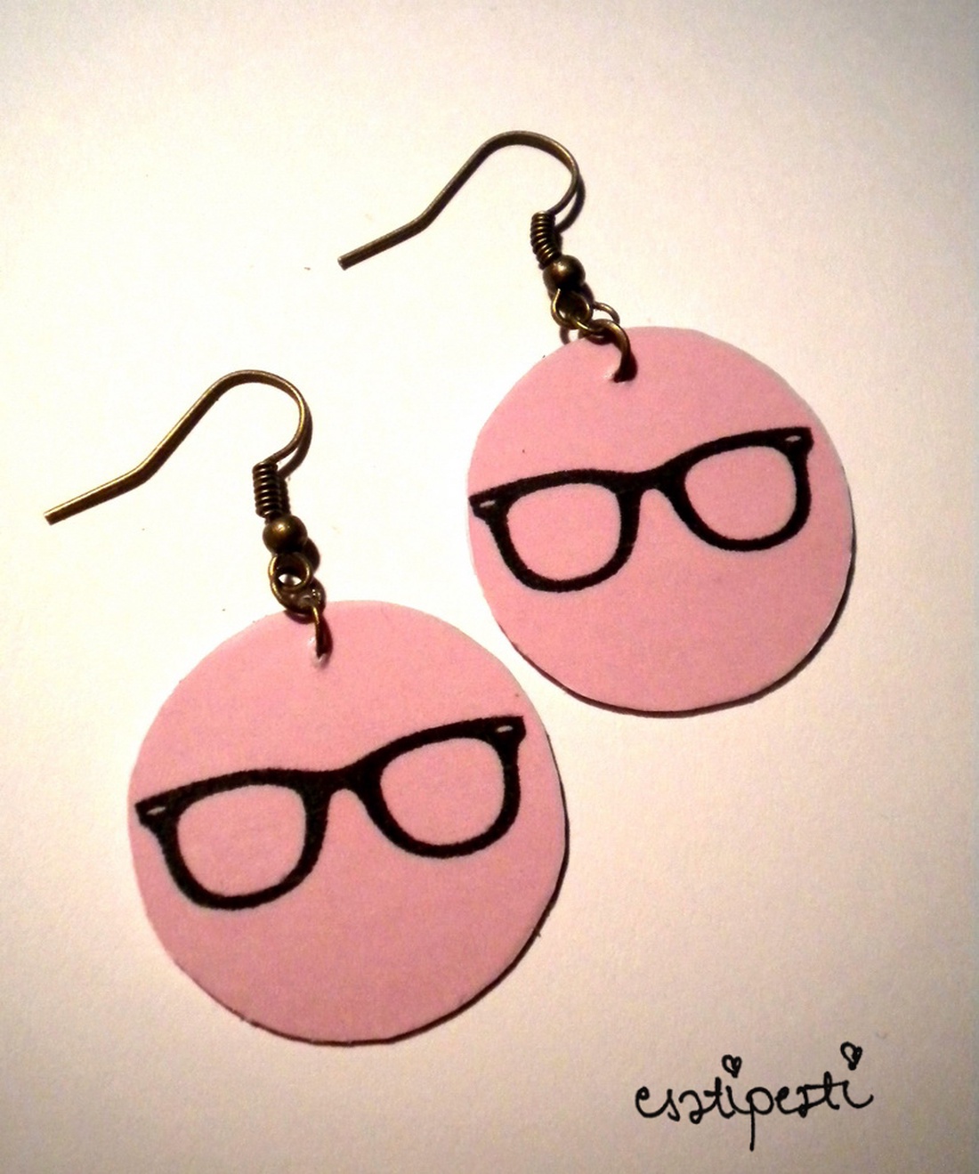 Hipster szemüveg fülbevaló  többféle -  - Meska.hu