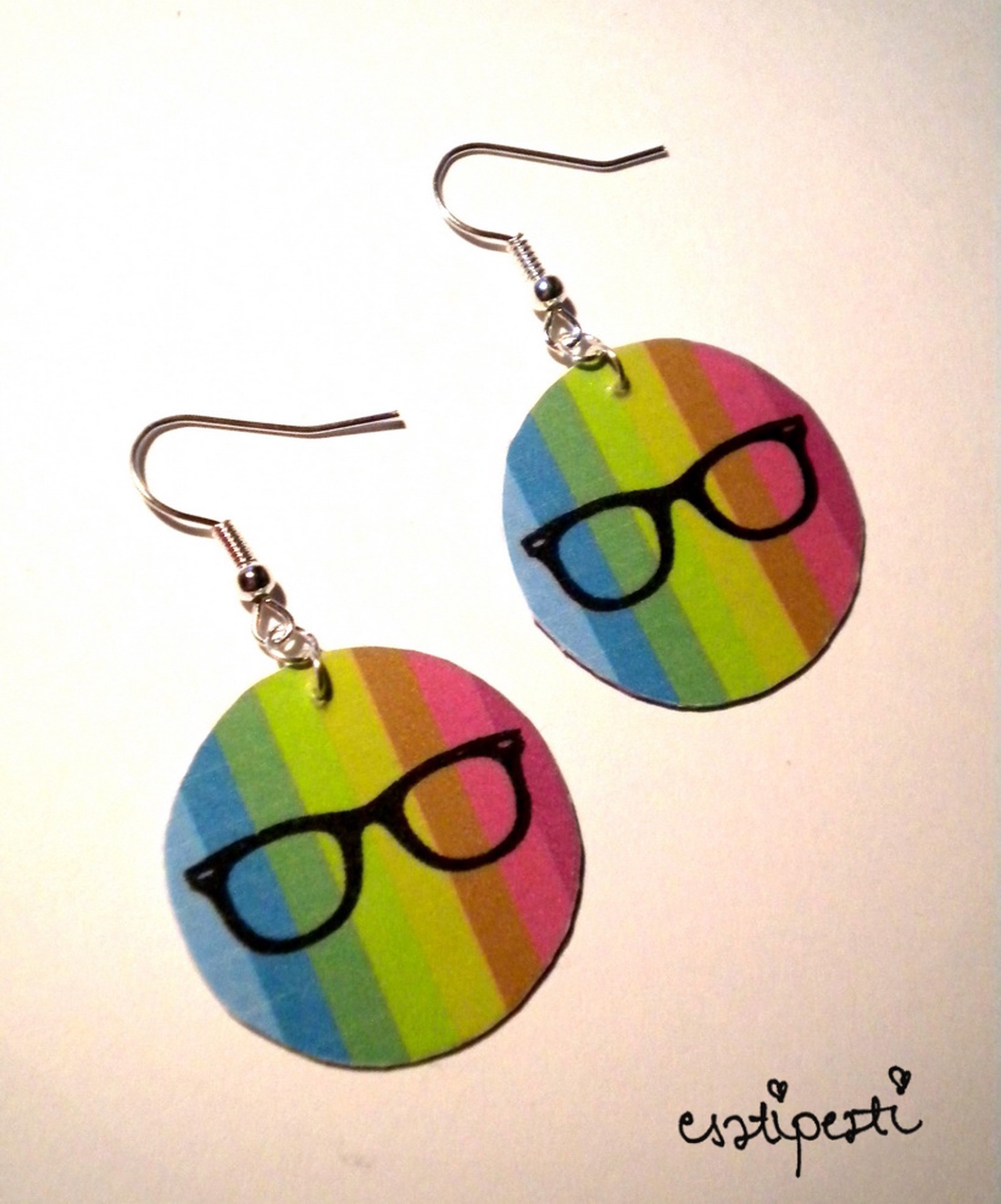 Hipster szemüveg fülbevaló  többféle -  - Meska.hu