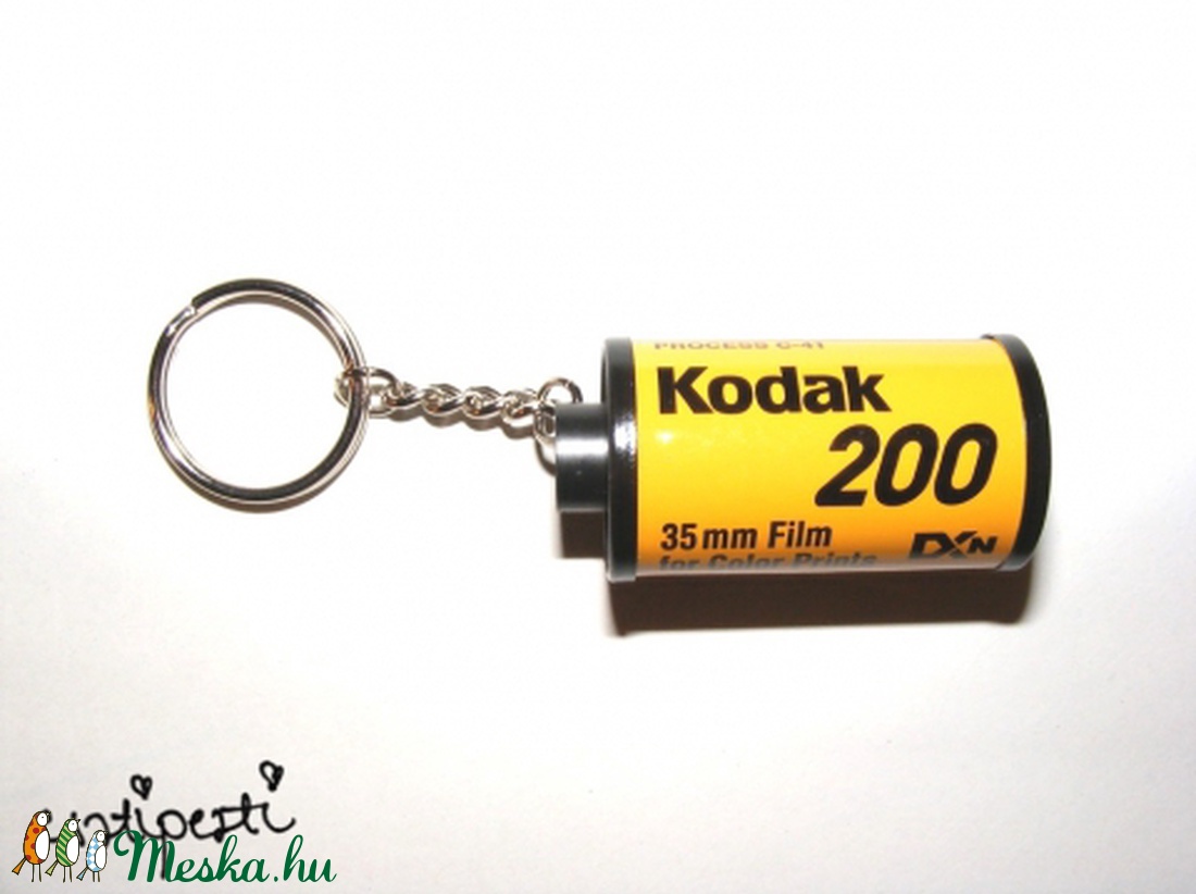 Kodak color plus fényképezőgép film kulcstartó -  - Meska.hu