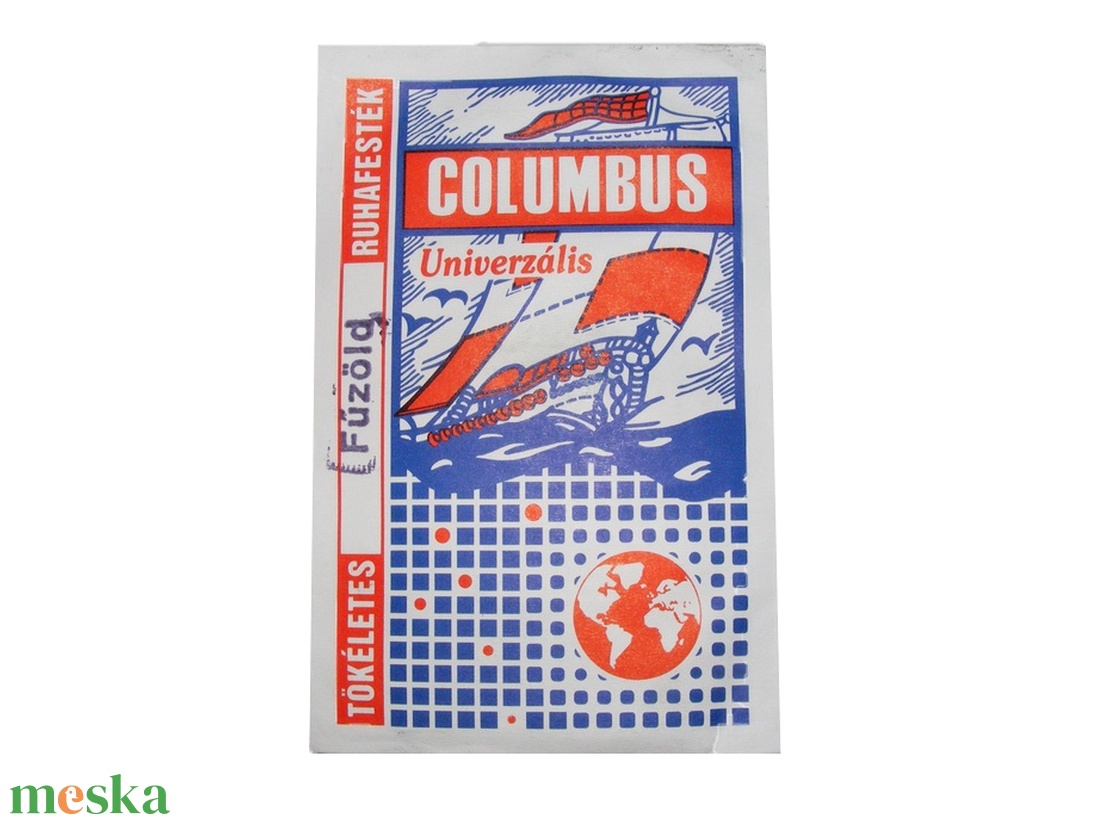 Columbus ruhafesték fűzöld - kellékek & szerszámok - festék - Meska.hu