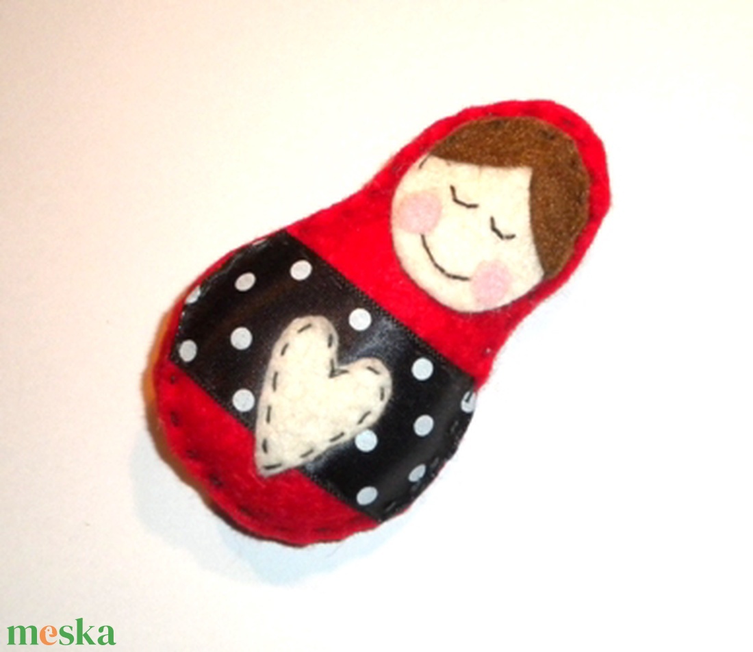 Filc matrjoska baboushka baba - - Meska.hu Filc matrjoska baboushka baba - - Meska.hu