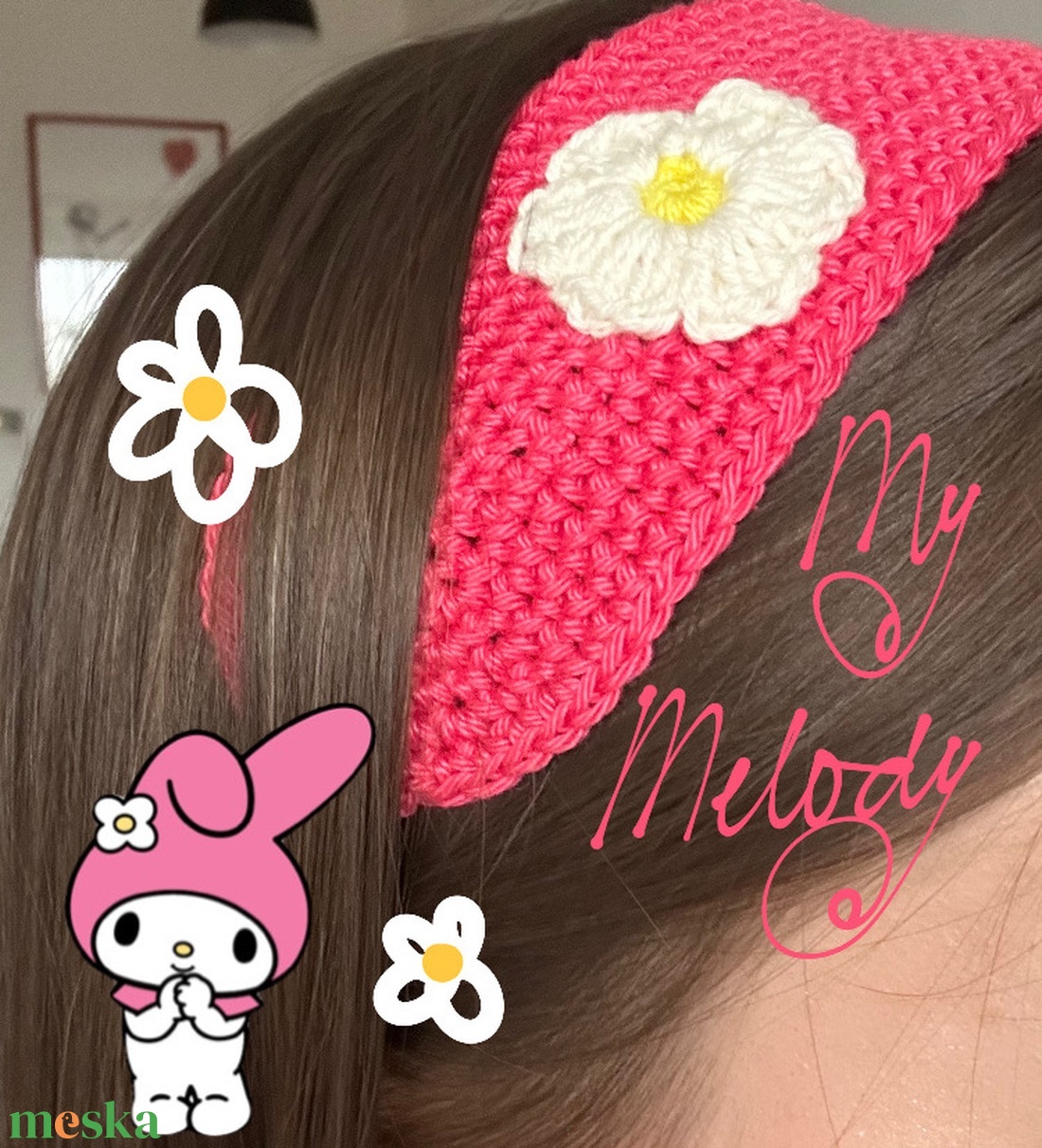 Horgolt fejpánt/hajpánt - sanrio karakter inspirálta (Hello Kitty, Kuromi, Mocha, My Melody) - ruha & divat - hajdísz & hajcsat - hajráf & hajpánt - Meska.hu Horgolt fejpánt/hajpánt - sanrio karakter inspirálta (Hello Kitty, Kuromi, Mocha, My Melody) - ruha & divat - hajdísz & hajcsat - hajráf & hajpánt - Meska.hu