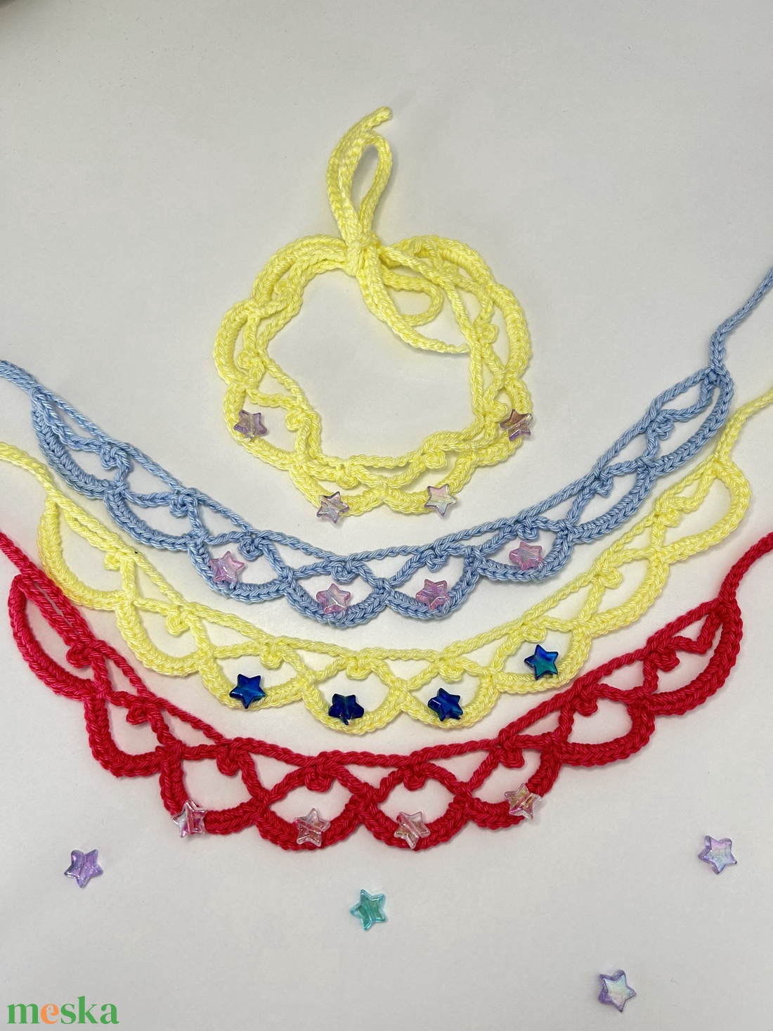 I'm just a girl horgolt choker minta (PDF fájl) - diy (csináld magad) - szabásminta, útmutató - Meska.hu