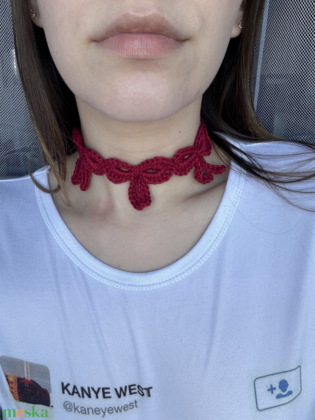 Masnis horgolt choker nyaklánc 100% pamutból - ékszer - nyaklánc - statement nyaklánc - Meska.hu Masnis horgolt choker nyaklánc 100% pamutból - ékszer - nyaklánc - statement nyaklánc - Meska.hu