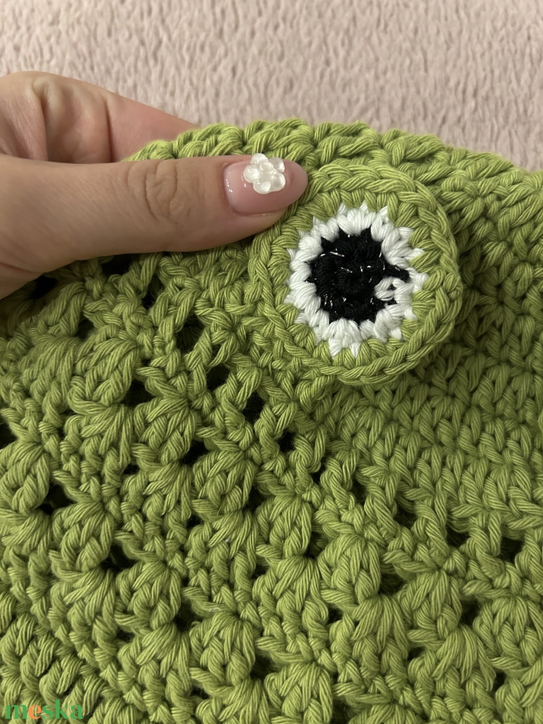 Zöld béka bucket hat kalap - 100% pamut - ruha & divat - sál, sapka, kendő - kalap - Meska.hu