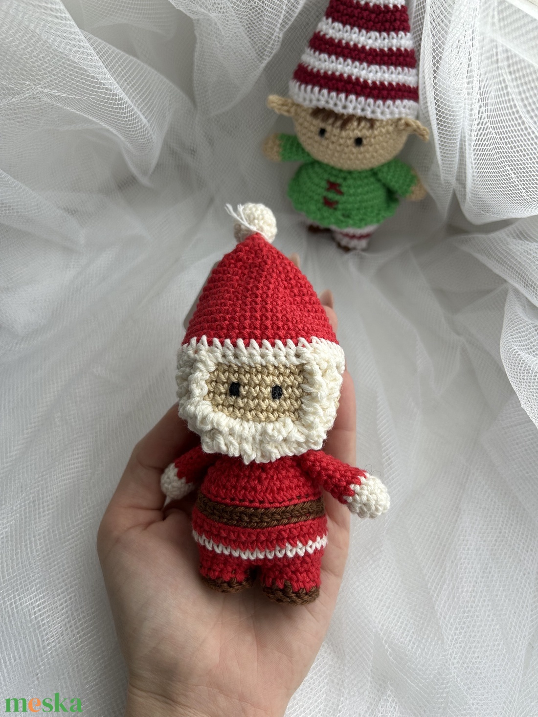 Horgolt Mikulás és Manó amigurumi figurák - karácsony - karácsonyi lakásdekoráció - karácsonyi manók, figurák - Meska.hu Horgolt Mikulás és Manó amigurumi figurák - karácsony - karácsonyi lakásdekoráció - karácsonyi manók, figurák - Meska.hu