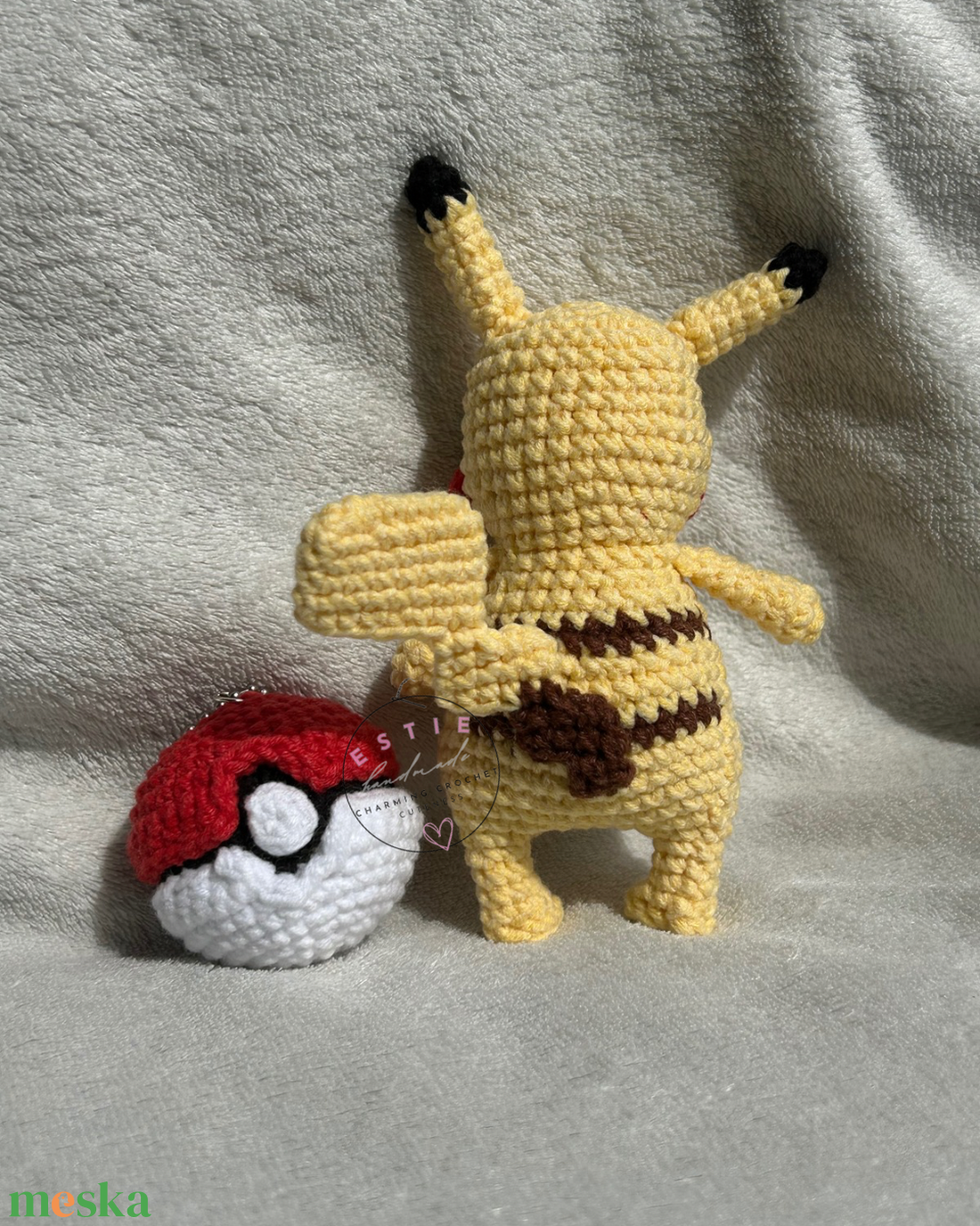 Horgolt Pikachu amigurumi figura kézzel készült, saját tervezés, 100% pamut - játék & sport - plüssállat & játékfigura - más figura - Meska.hu Horgolt Pikachu amigurumi figura kézzel készült, saját tervezés, 100% pamut - játék & sport - plüssállat & játékfigura - más figura - Meska.hu