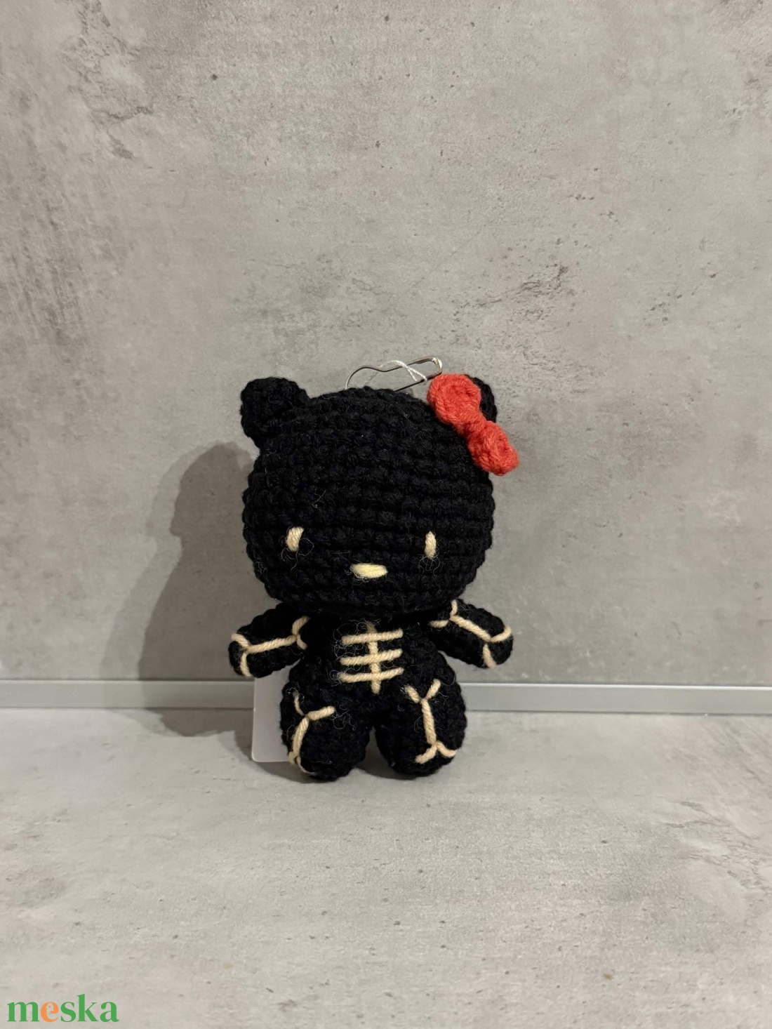 � Horgolt Csontváz Hello Kitty � Halloween / Gót Kollekció � - játék & sport - plüssállat & játékfigura - cica - Meska.hu
