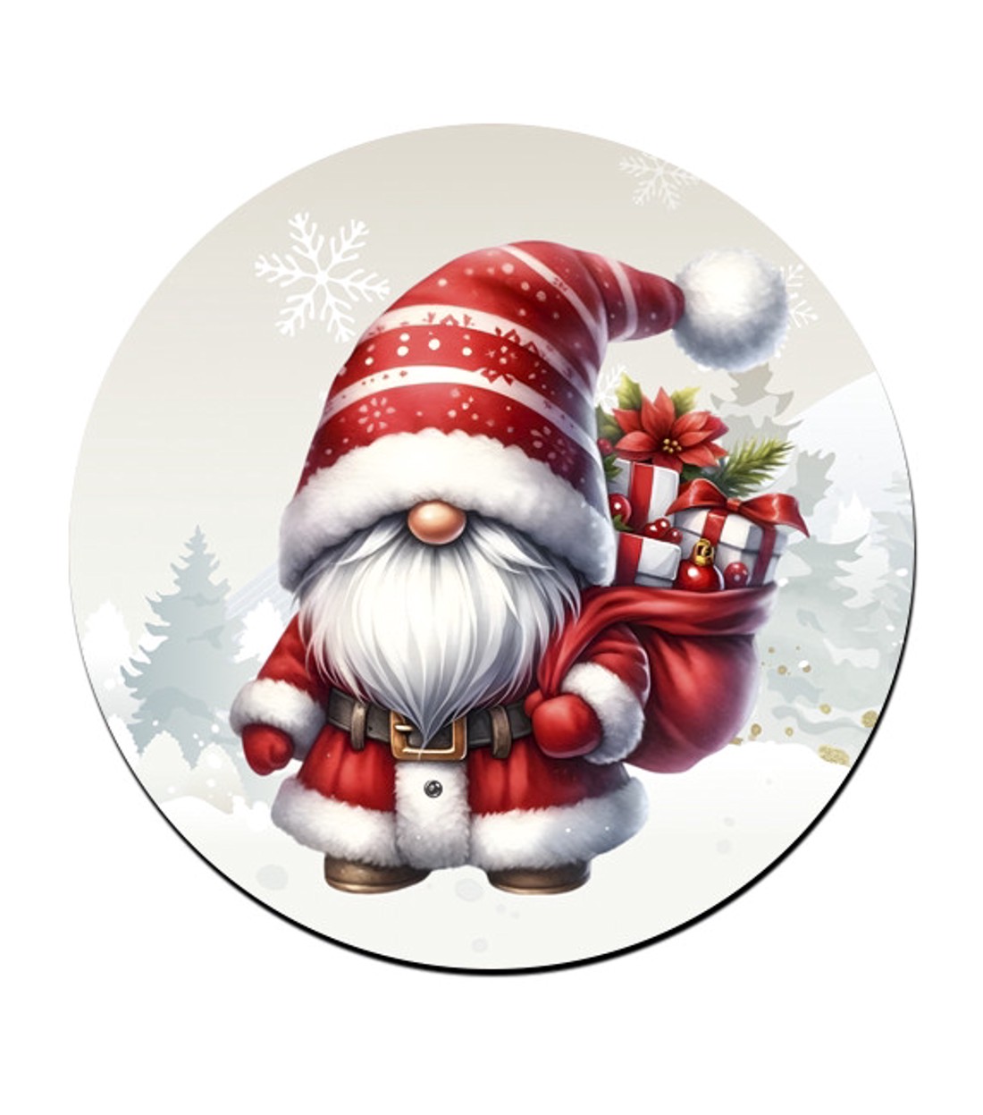 Puttonyos karácsonyi manó mintás bögre alátét -  - Meska.hu