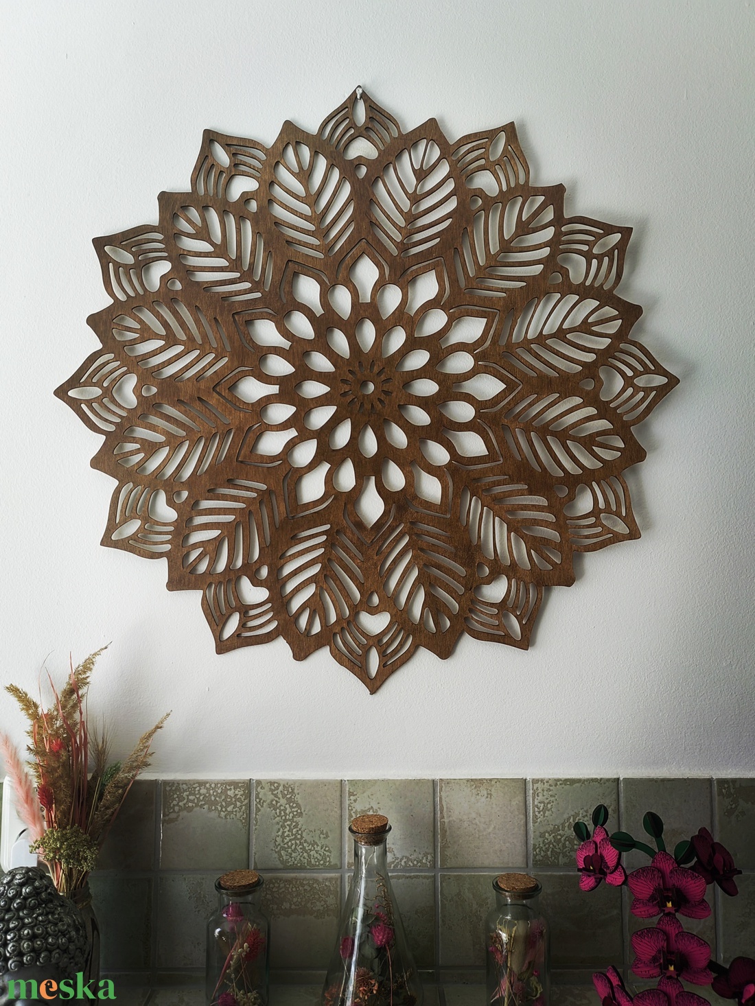 Mandala falidísz 70 cm - otthon & életmód - dekoráció - spiritualitás - mandala - Meska.hu