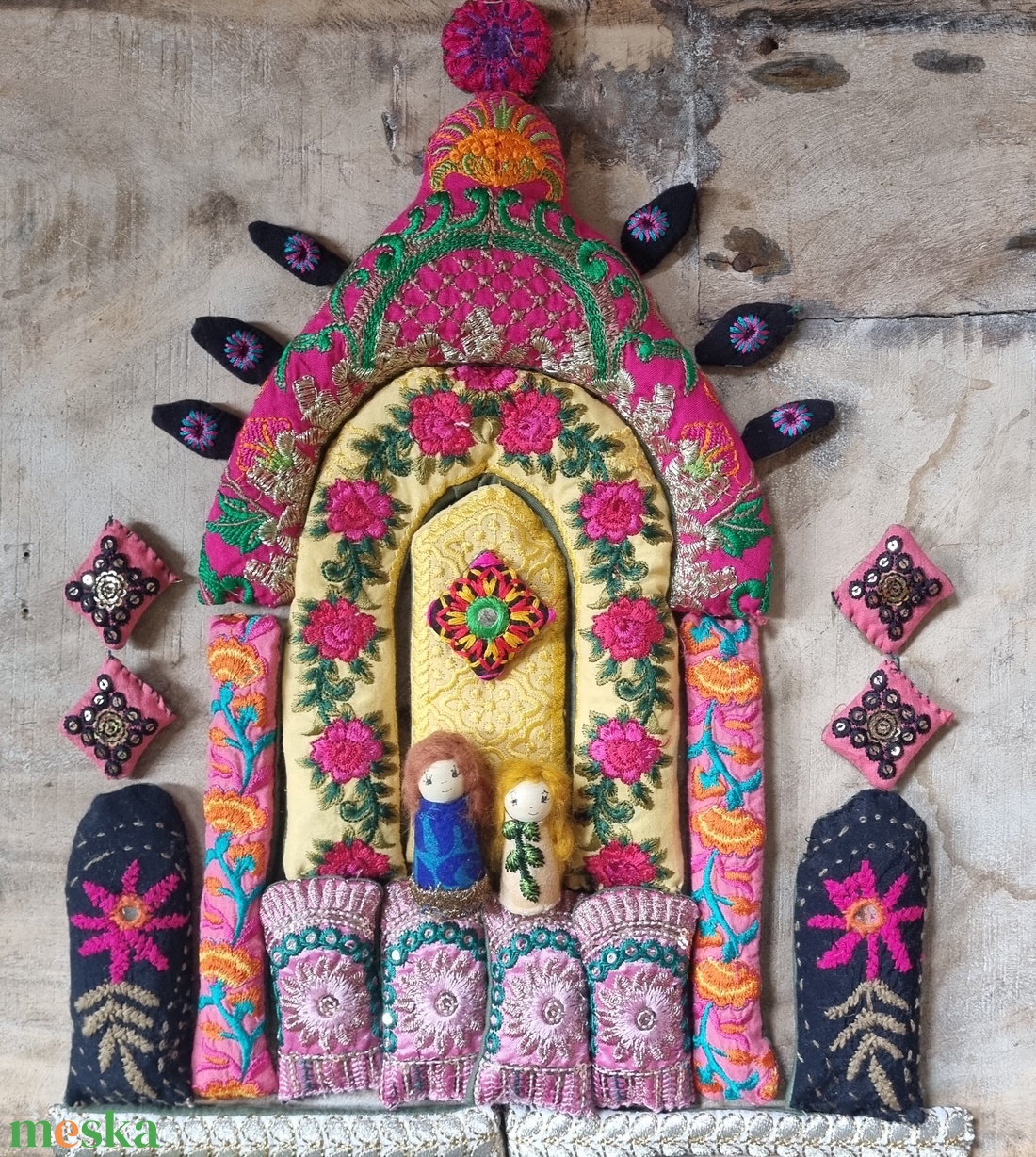 Világok határán -textilkirakó gyerekeknek - játék & sport - készségfejlesztő és logikai játék - montessori szivárvány, waldorf játékok - Meska.hu