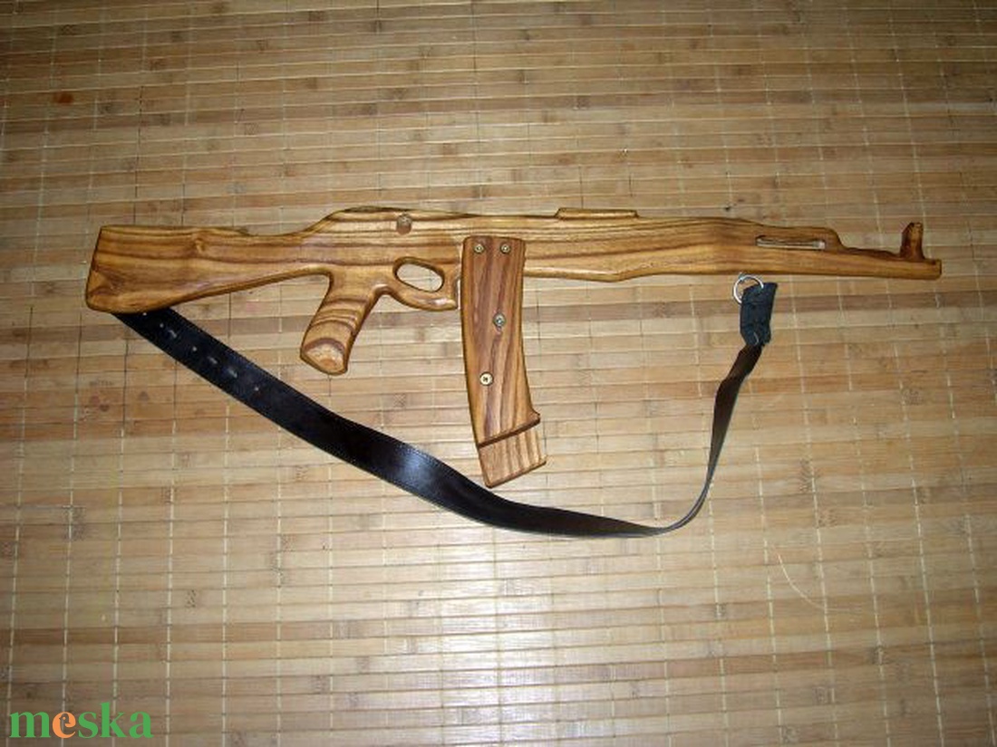 AK 47 fa gépkarabély replika - játék & sport - szerepjáték - Meska.hu