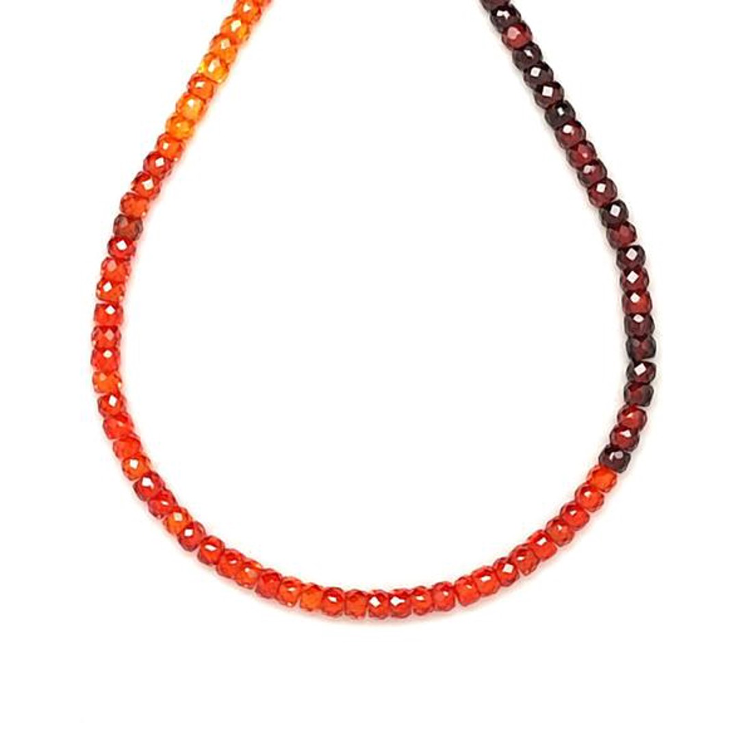 Cirkon faz. mix narancs bordó korong 2x3mm  ékszerkészítő alapanyag (füzér) - kellékek & szerszámok - ásvány alapanyag - ásványfüzér - Meska.hu