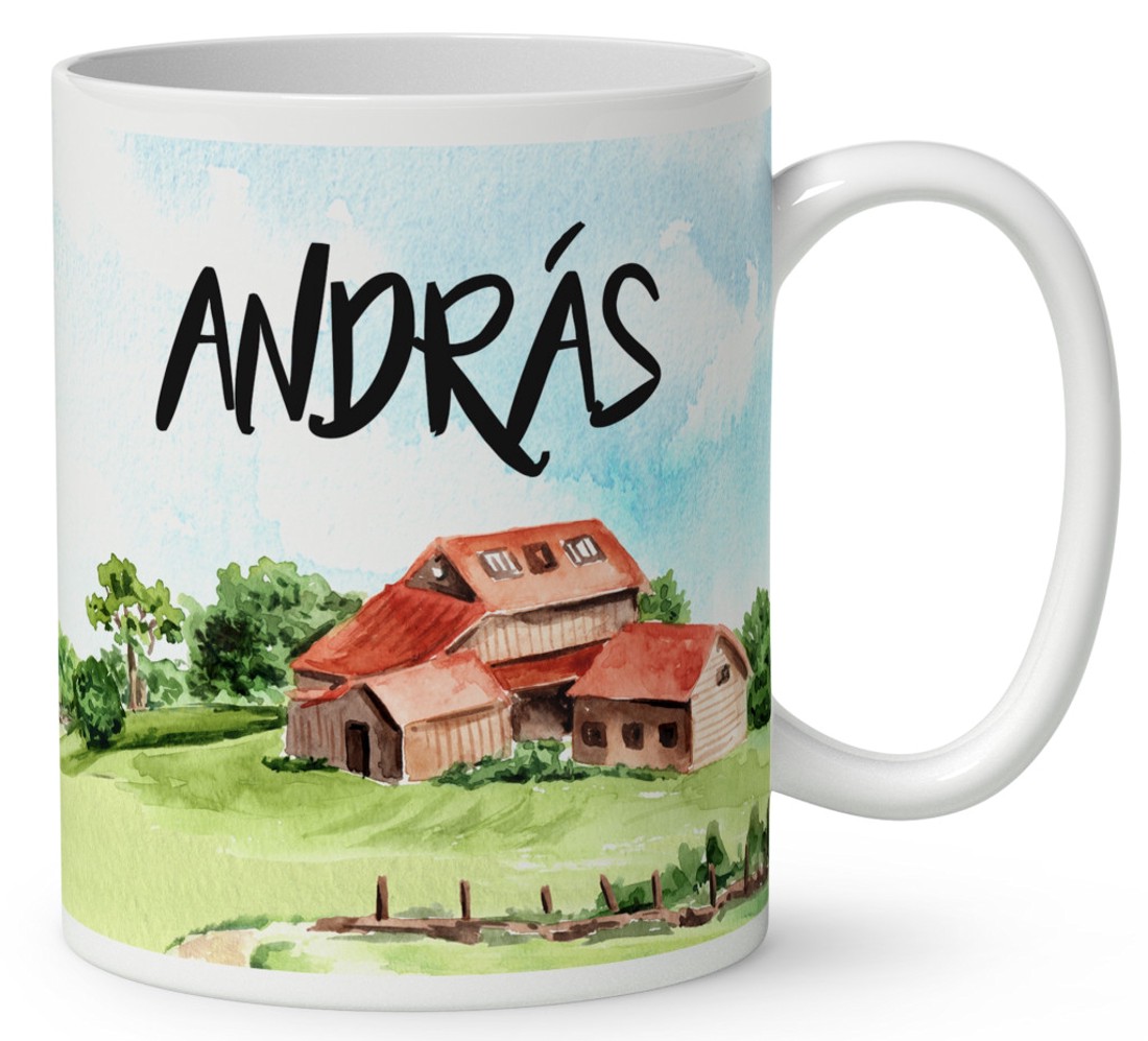 Névvel kérhető - Gazda manó lovakkal mintás bögre - otthon & életmód - konyhafelszerelés, tálalás - tálalás - bögre & csésze - Meska.hu