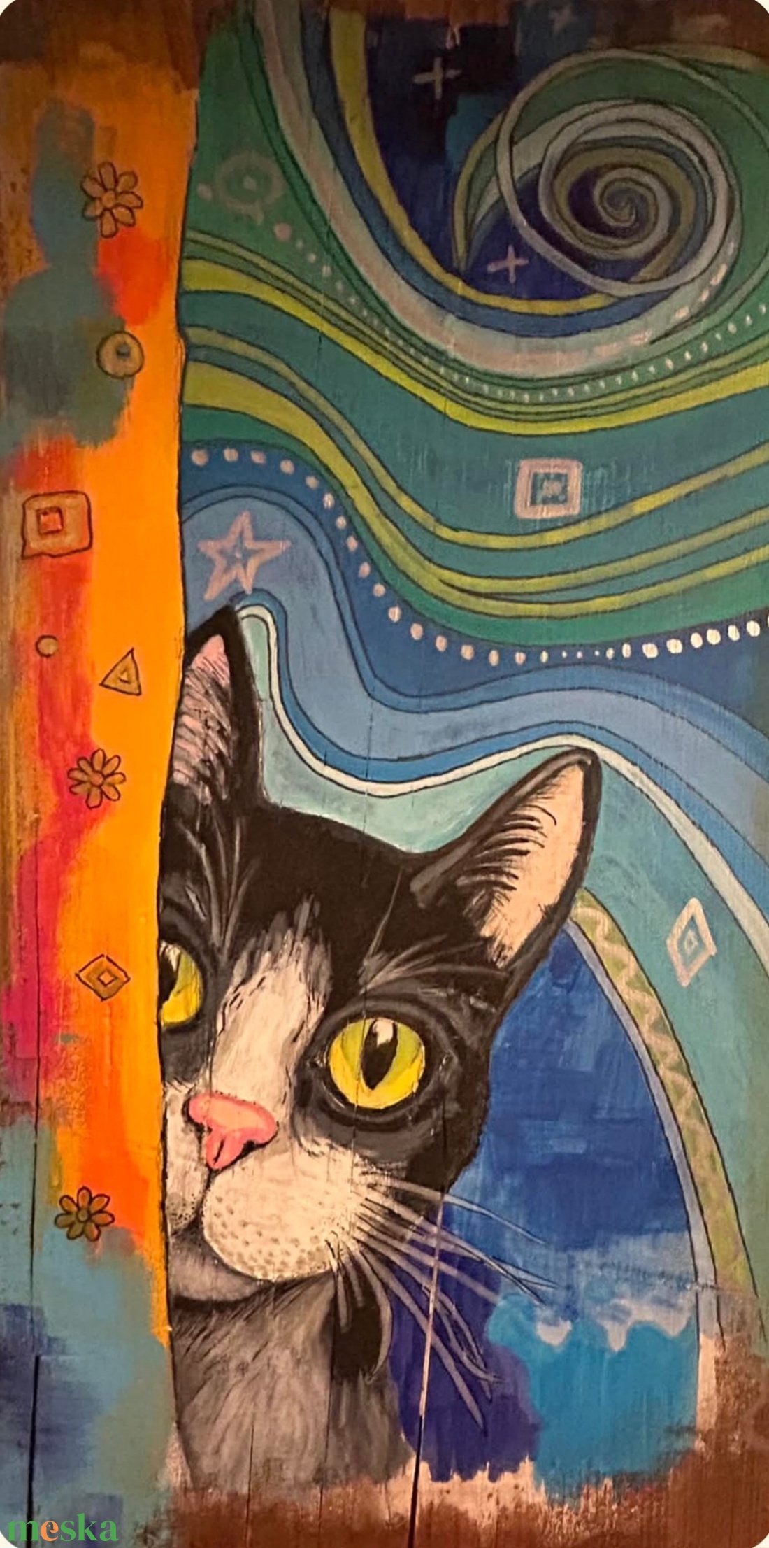 Akril kép - művészet - festmény - akril - Meska.hu