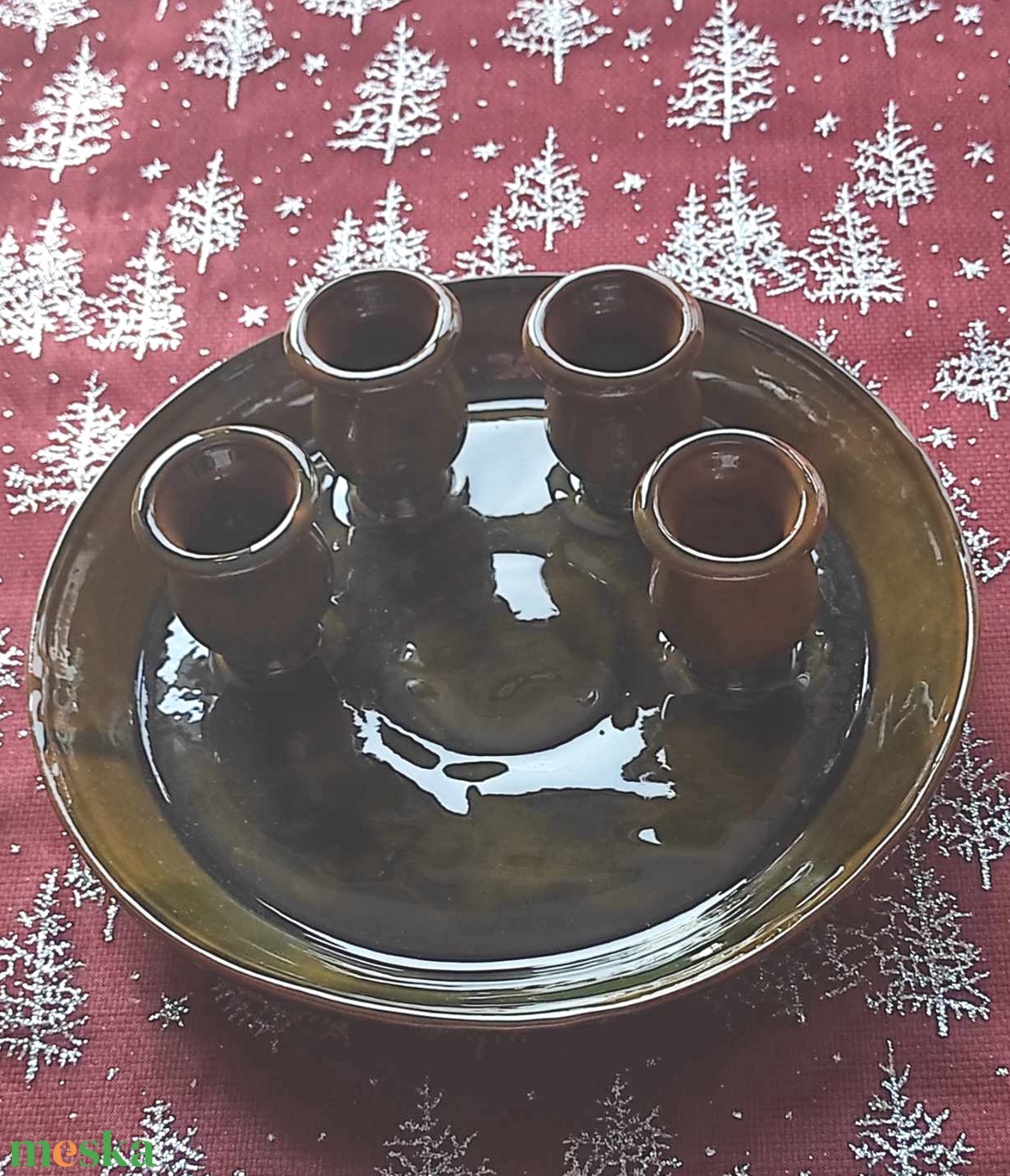 Adventi gyertyatartó - karácsony - adventi díszek - adventi koszorú - Meska.hu