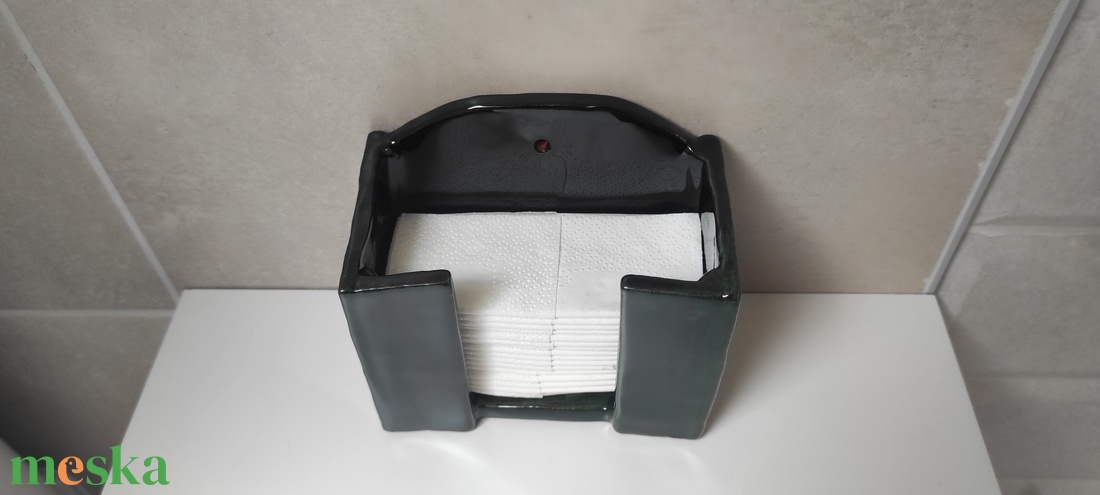 Rusztikus papírzsebkendő tartó - otthon & életmód - fürdőszoba - fürdőszobai tároló - Meska.hu