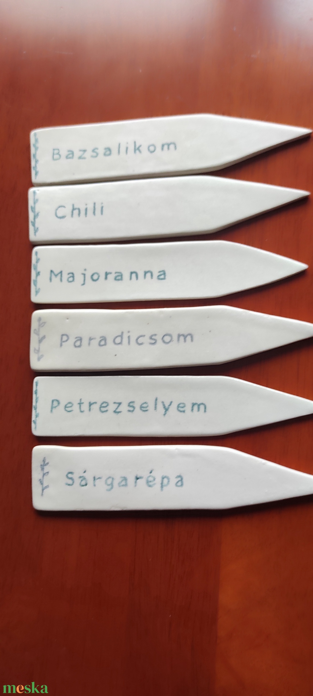Ágyásjelölő, növényjelölő táblácska  - otthon & életmód - ház & kert - növény & veteményes - Meska.hu