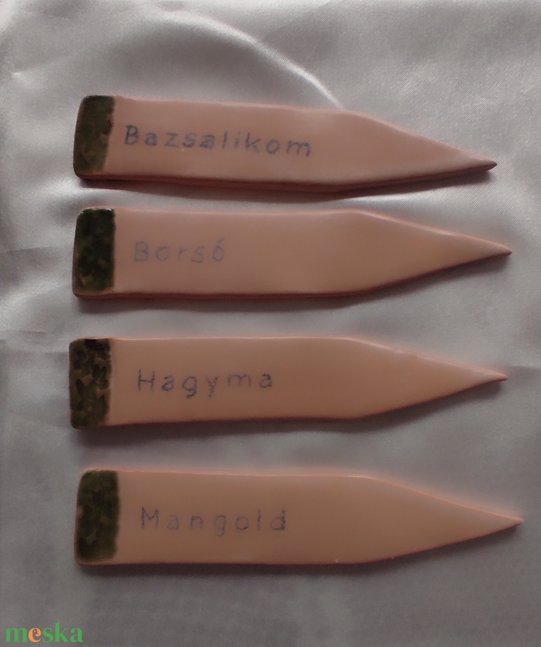 Ágyásjelölő, növényjelölő táblácska  - otthon & életmód - ház & kert - növény & veteményes - Meska.hu