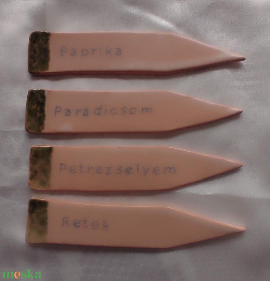 Ágyásjelölő, növényjelölő táblácska  - otthon & életmód - ház & kert - növény & veteményes - Meska.hu