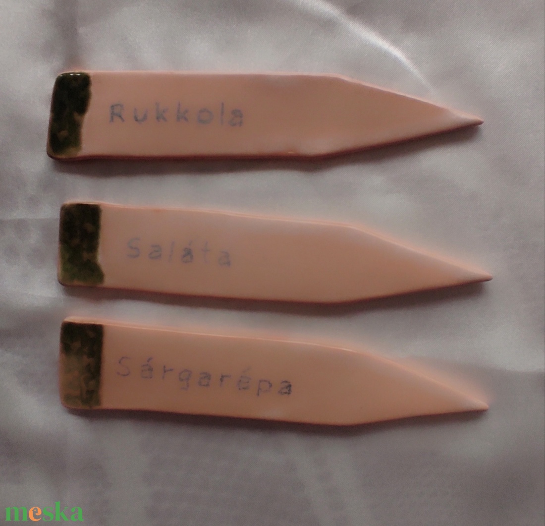 Ágyásjelölő, növényjelölő táblácska  - otthon & életmód - ház & kert - növény & veteményes - Meska.hu