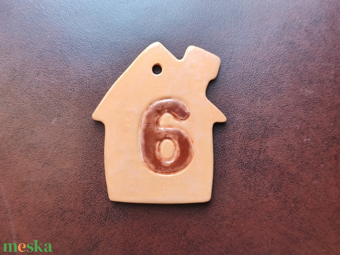 Házikó alakú házszámtábla - otthon & életmód - ház & kert - házszám - Meska.hu