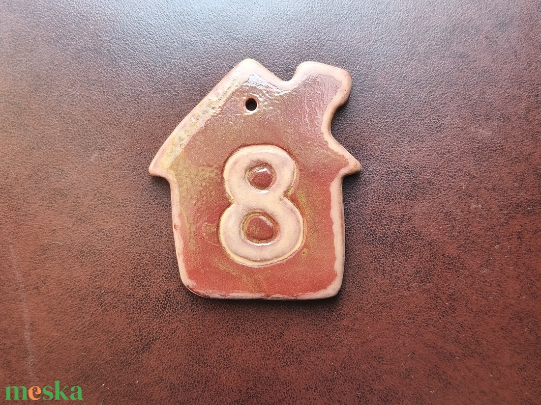 Házikó alakú házszámtábla - otthon & életmód - ház & kert - házszám - Meska.hu