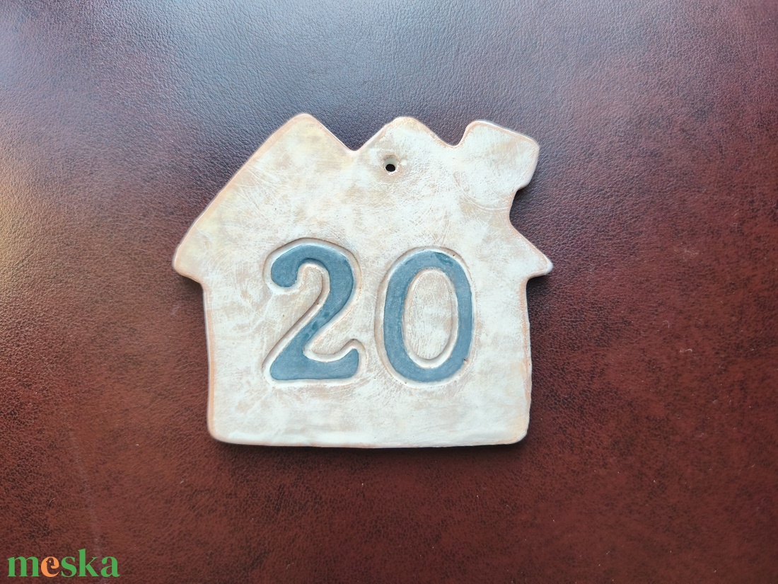 Házikó alakú házszámtábla - otthon & életmód - ház & kert - házszám - Meska.hu