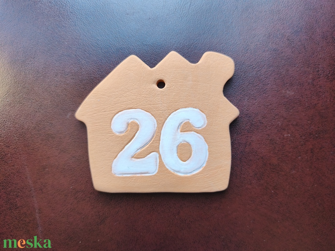 Házikó alakú házszámtábla - otthon & életmód - ház & kert - házszám - Meska.hu