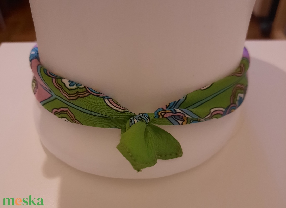 Mintás textil nyaklánc. - ékszer - nyaklánc - medál nélküli nyaklánc - Meska.hu