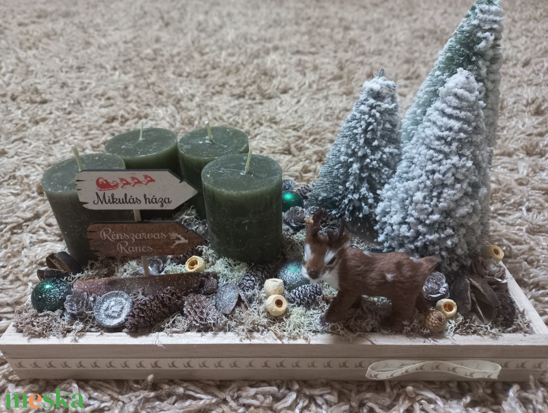 Bambi az erdőben - karácsony - adventi díszek - adventi koszorú - Meska.hu Bambi az erdőben - karácsony - adventi díszek - adventi koszorú - Meska.hu