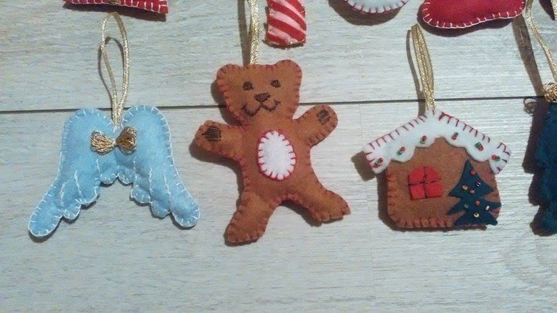 Karácsonyfa dísz szett I. - - Meska.hu Karácsonyfa dísz szett I. - - Meska.hu