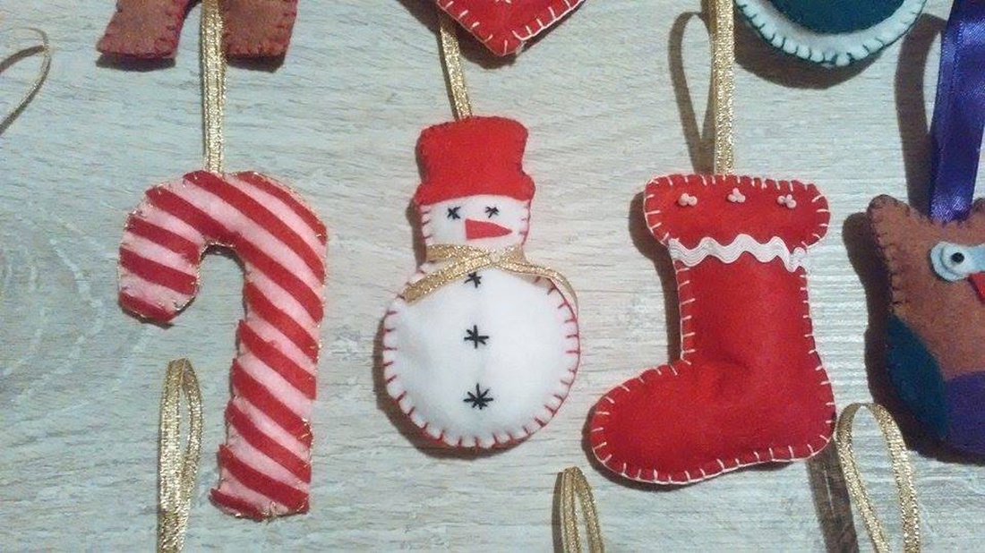 Karácsonyfa dísz szett I. - - Meska.hu Karácsonyfa dísz szett I. - - Meska.hu