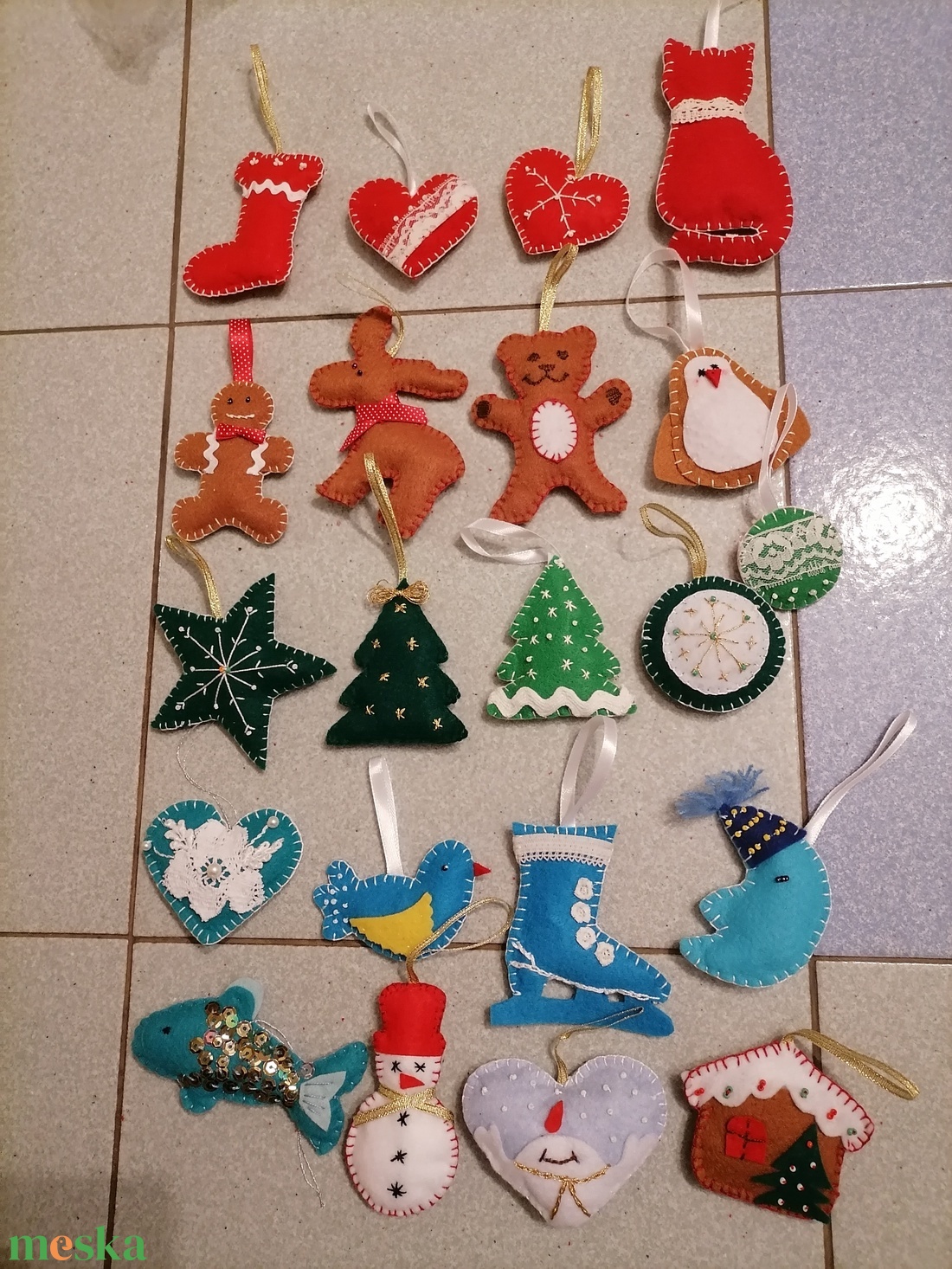 Karácsonyfa dísz szett. - karácsony - mikulás - mikulás beltéri dekoráció - Meska.hu Karácsonyfa dísz szett. - karácsony - mikulás - mikulás beltéri dekoráció - Meska.hu