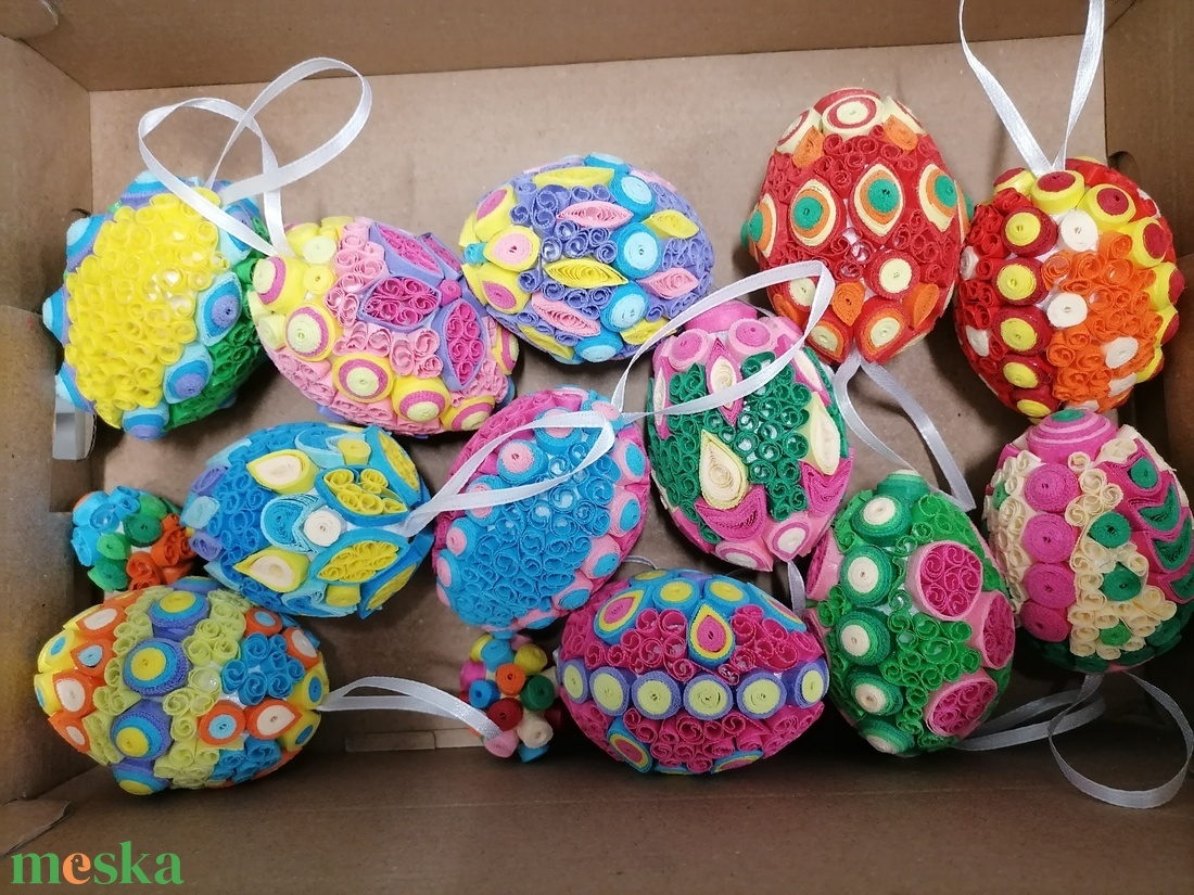 Húsvéti Quilling tojások - otthon & életmód - dekoráció - Meska.hu