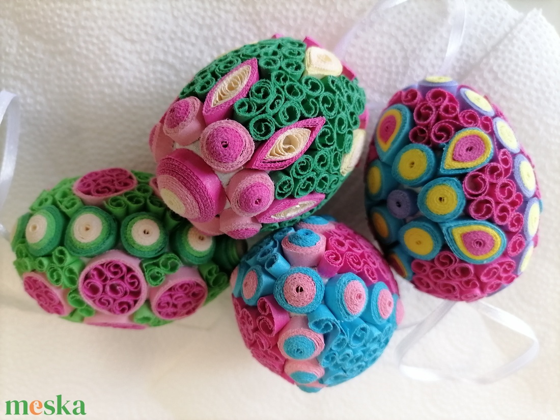 Húsvéti Quilling tojások - otthon & életmód - dekoráció - Meska.hu