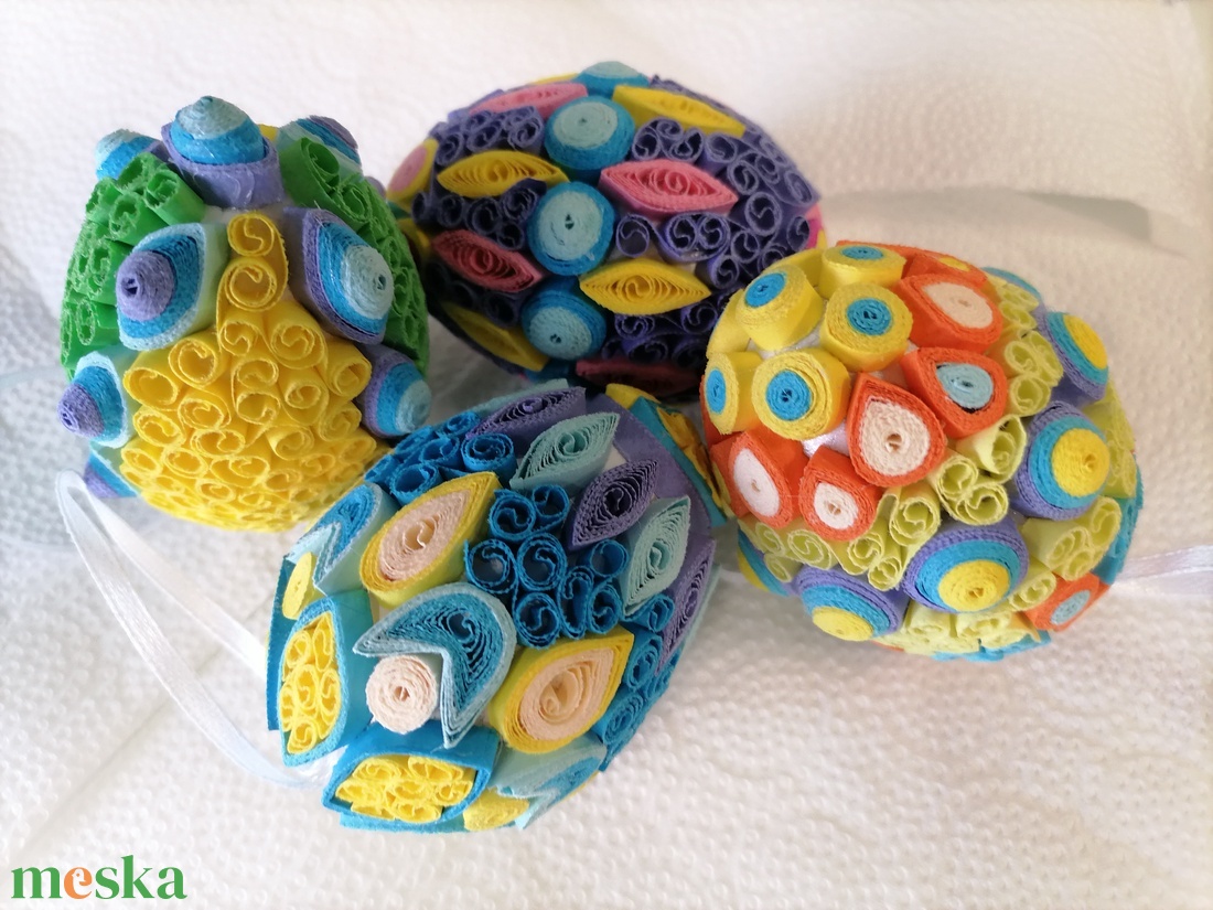 Húsvéti Quilling tojások - otthon & életmód - dekoráció - Meska.hu